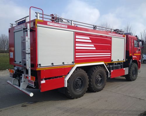 Fire truck water foam 6000/600 on the chassis Kamaz for RB Kolubara.Delivery date: 12.02.2021