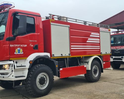 Fire truck V7000 for the Sector for the fire brigade of the municipality of Budva  Date of delivery: 31.03.2022.
