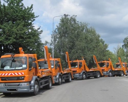 20 pieces of skiploader vehicles are delivered to the Belgrade’s City Sanitation public enterprise company Date: 26-08-2010