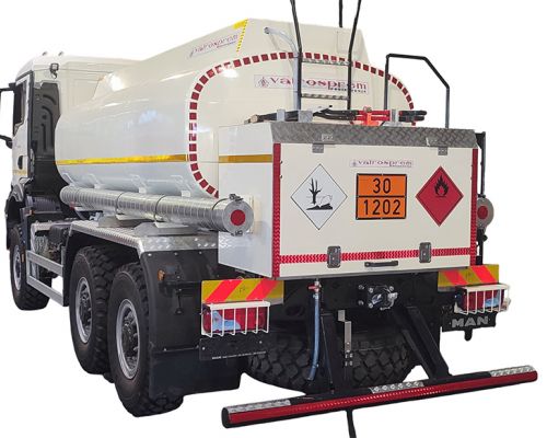 9000 liter fuel tank on MAN TGS 33.360 6x6 BB CH chassis, delivered one vehicle to the Chinese company Zijin Copper DOO Bor.Date of delivery 25.11.2024.
