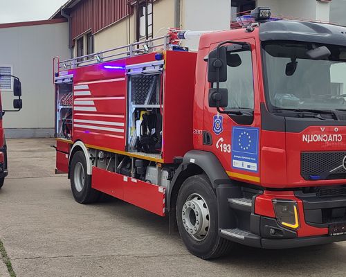 Fire engine VP 7000-200 on a VOLVO chassis, two fire engines were delivered to UNDP, the end user is the Department for Emergency Situations of the Ministry of Interior of Serbia.Date of delivery 14.03.2025.