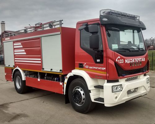 Пожарная машина водяная 7000 литров на шасси IVECO ML180E32 E6Дата доставки: 07.12.2020