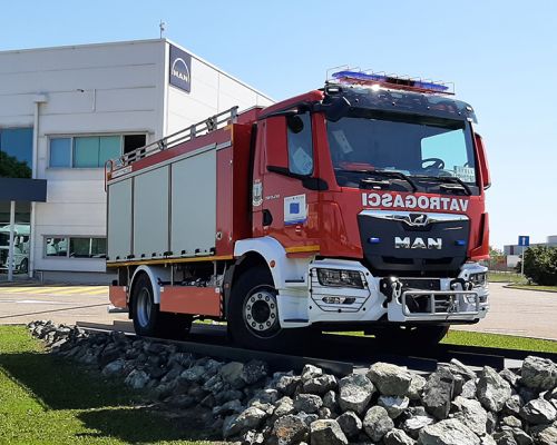 Water foam fire truck VP5000-300 on chassis MAN TGM 15.250 4x2 BB CH E5 Date of delivery: 20.07.2022.